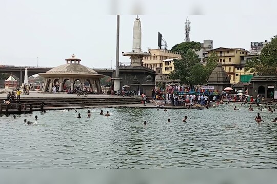 गोदावरीच हे विलोभनीय दृश्य..