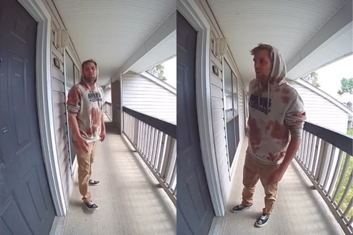 VIDEO: शेजाऱ्यांच्या पार्टीच्या गोंगाटाने वैतागला तरुण, दरवाजा ठोठावून म्हणाला असं काही की.. हसू लागला शेजारी