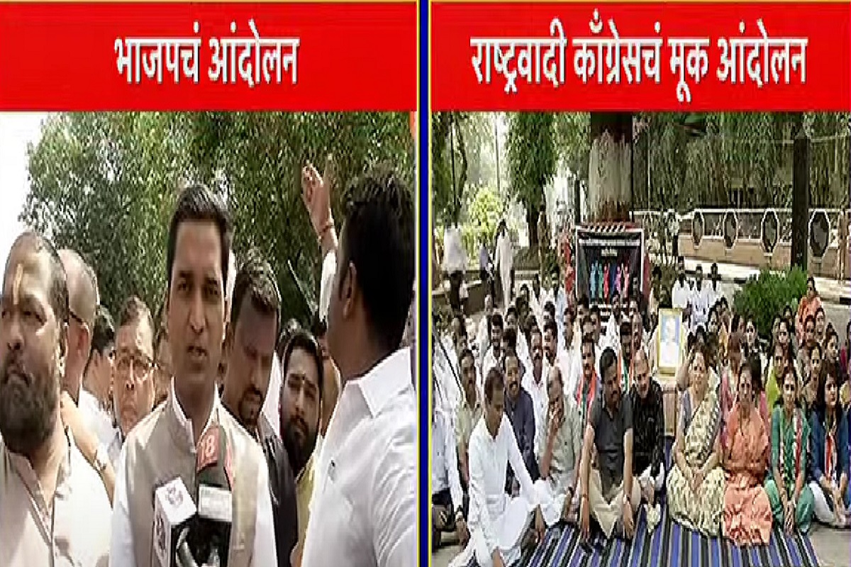 भाजप-राष्ट्रवादी राड्यानंतर आज दोन्ही पक्ष उतरले रस्त्यावर, पुण्यात नेमकं घडतंय तरी काय?