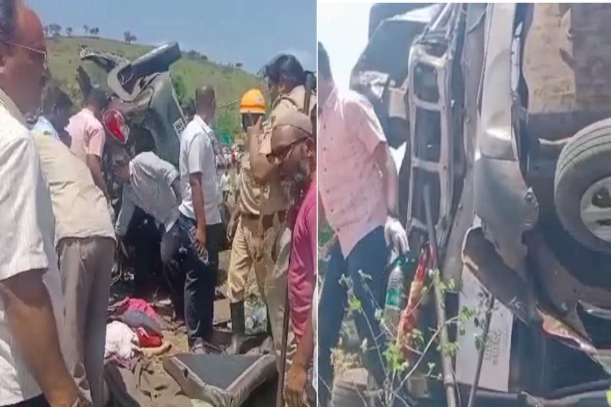 लग्नाच्या वऱ्हाडावर काळाचा घाला, अपघातात नववधूच्या भावासह चौघांचा जागीच मृत्यू