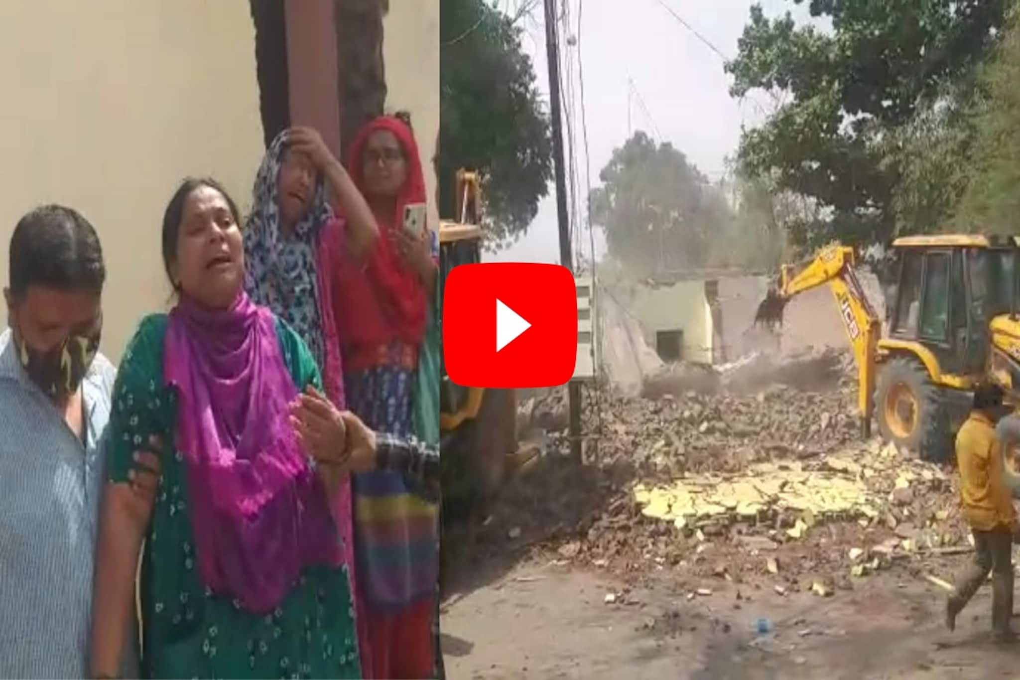 50 जेसीबींचा ताफा अन् 338 घरे जमीनदोस्त, लेबर कॉलनीतील महिलांनी फोडला हंबरडा