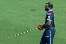 RCB विरुद्ध मोहम्मद शामी मैदानात चक्क 'इंच टेप' घेऊन पोहचला, काय आहे कारण? RCB विरुद्ध मोहम्मद शामी मैदानात चक्क 'इंच टेप' घेऊन पोहचला, काय आहे कारण?
