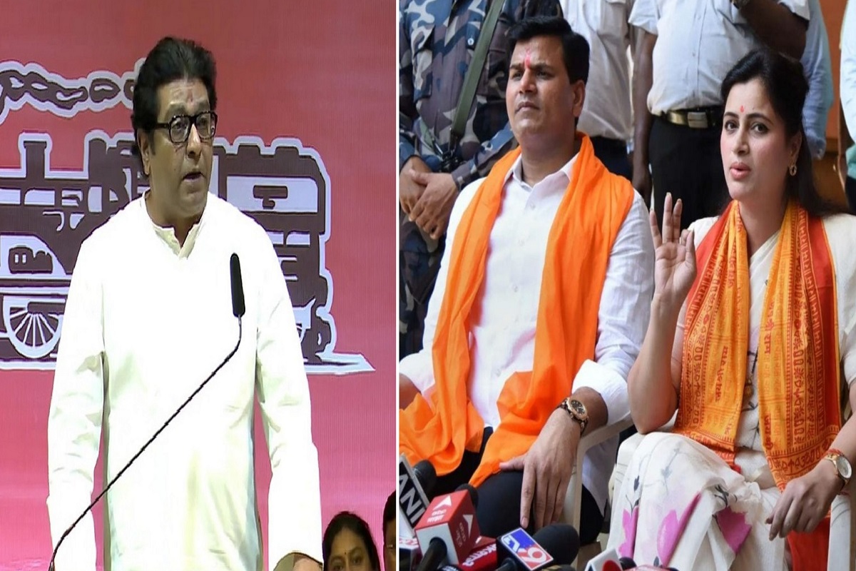 मातोश्री बाहेर हनुमान चालीसा बोलण्याचा निर्धार केलेल्या राणा दाम्पत्याला राज ठाकरेंनी सुनावले