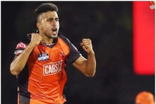 IPL 2022 : उमरान मलिकच्या खतरनाक बाऊन्सरपुढे मयंक निरूत्तर, पाहा VIDEO