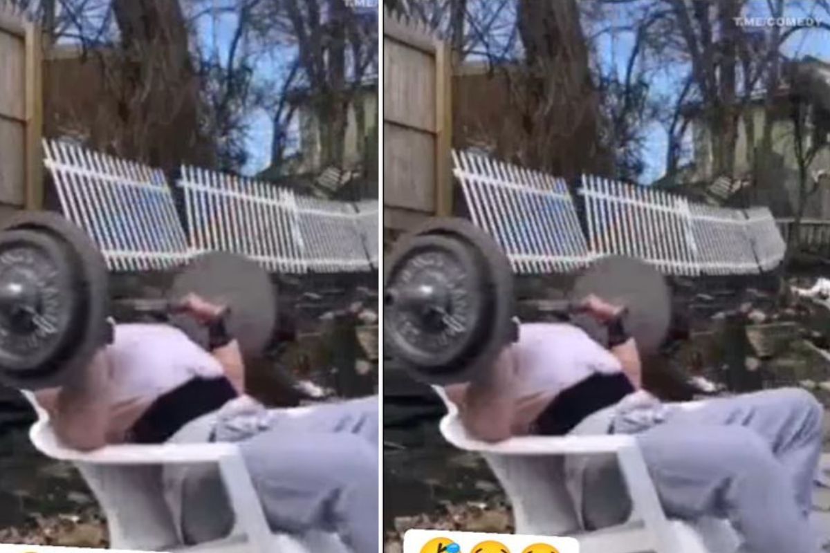 जिममध्ये नाही तर घरीच प्लास्टिकच्या खुर्चीवर बसून उचललं वजन; अतिआत्मविश्वास पडला महागात, VIDEO