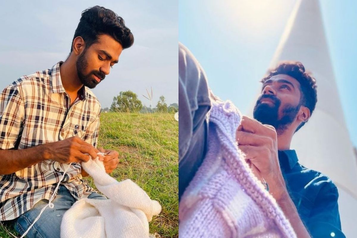 नैराश्यातून बाहेर पडण्यासाठी इंजिनिअर तरुणाने सुरू केलं विणकाम; आता अनेकांसाठी ठरला प्रेरणा