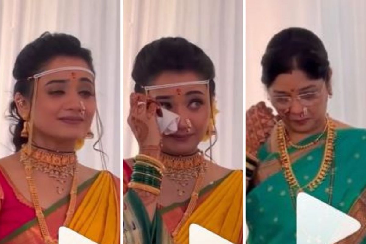 VIDEO: लग्नाच्या मंडपात पोहोचताच रडू लागली हृता, अभिनेत्रीच्या लग्नातील भावुक क्षण आले समोर