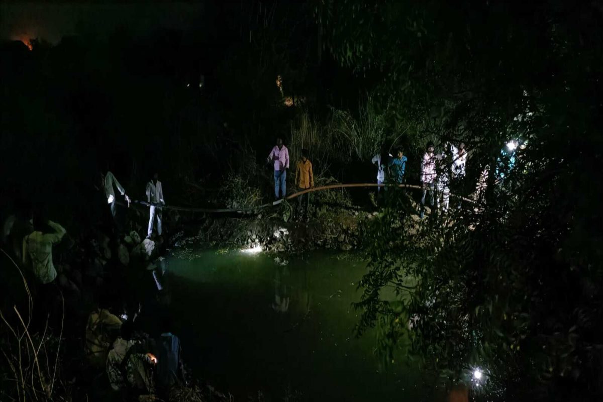 बाप-लेकाचा विहिरीत बुडून दुर्देवी मृत्यू; आईच्या प्रसंगावधानाने दुसऱ्या मुलाचा जीव वाचला