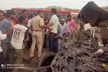 औरंगाबादेत बस आणि बोलेरो गाडीचा भीषण अपघात, 7 जणांचा जागीच मृत्यू औरंगाबादेत बस आणि बोलेरो गाडीचा भीषण अपघात, 7 जणांचा जागीच मृत्यू