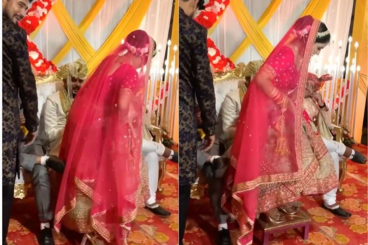 VIDEO: लग्नाच्या स्टेजवर बसायला नव्हती जागा; नवरीने केलं असं काही की पाहुणेही एकटक बघत राहिले