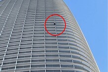 Spiderman सारखा 60 मजली टॉवरवर चढला तरुण आणि...; काळजाचा ठोका चुकवणारा VIDEO