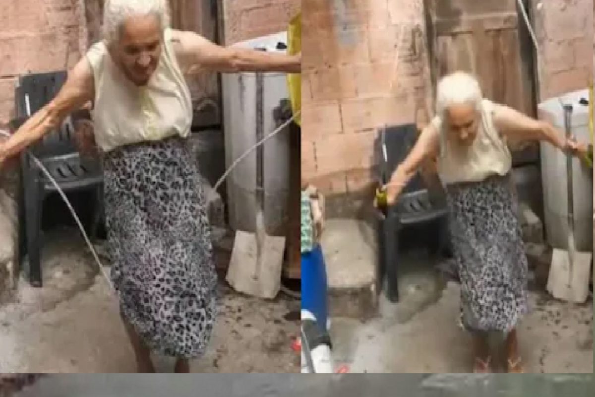 आजीबाईंच्या एका एका उडीने वाढवली हृदयाची धडधड; वृद्ध महिलेचा जबरदस्त Skipping rope Video