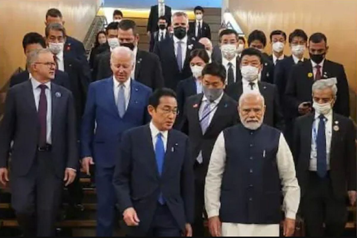 पंतप्रधान नरेंद्र मोदी सर्वात पुढे, जगभरातील दिग्गज नेते पाठीमागे, एक फोटो ज्याने देशाचं लक्ष वेधलं