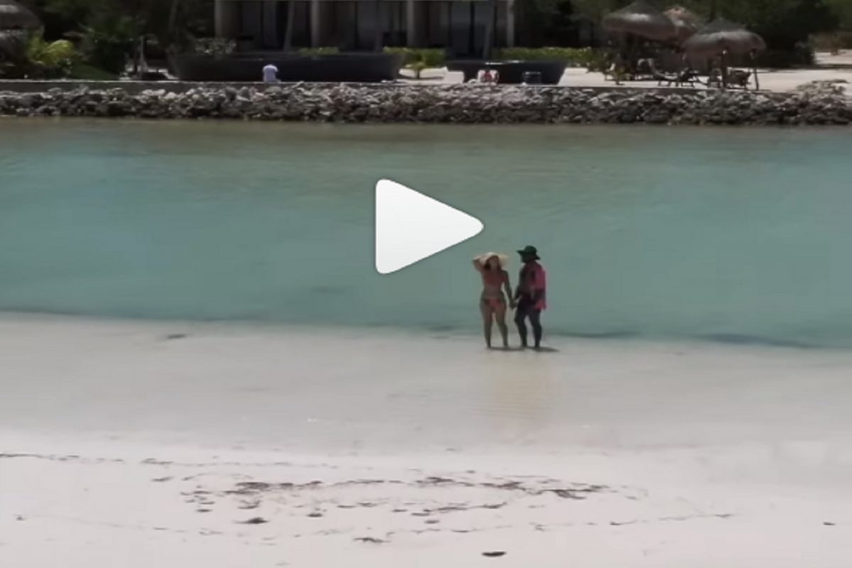 सोनाली कुलकर्णीचा हनिमून Video Viral;ड्रोन शॉट्समध्ये बिकनीत दिसली अभिनेत्री