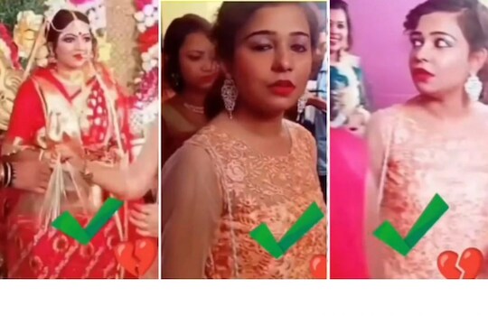 Ex बॉयफ्रेंडच्या लग्नात पोहोचली गर्लफ्रेंड; नव्या नवरीला पाहून चेहराच पडला, पाहा Video