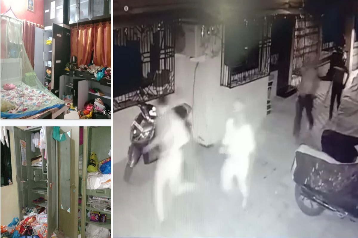 Robbery CCTV: शहापुरात दरोडेखोरांचा हैदोस; घरात घुसून दागिन्यांची लूट, घटनेचा सीसीटीव्ही आला समोर