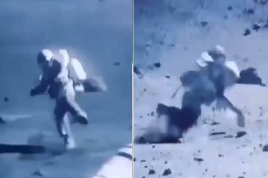 चंद्रावर जाऊन  Moon Walk करू शकले नाहीत Astronauts!, NASA चा Video Viral