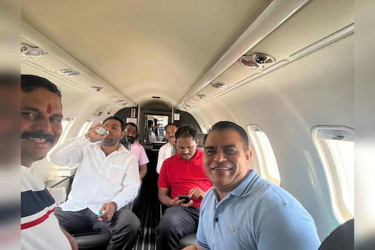VIDEO: चार्टर्ड प्लेनने आलाता का? फोटोंबद्दल विचारल्यावर नितीन देशमुखांनी काय उत्तर दिलं पाहा..