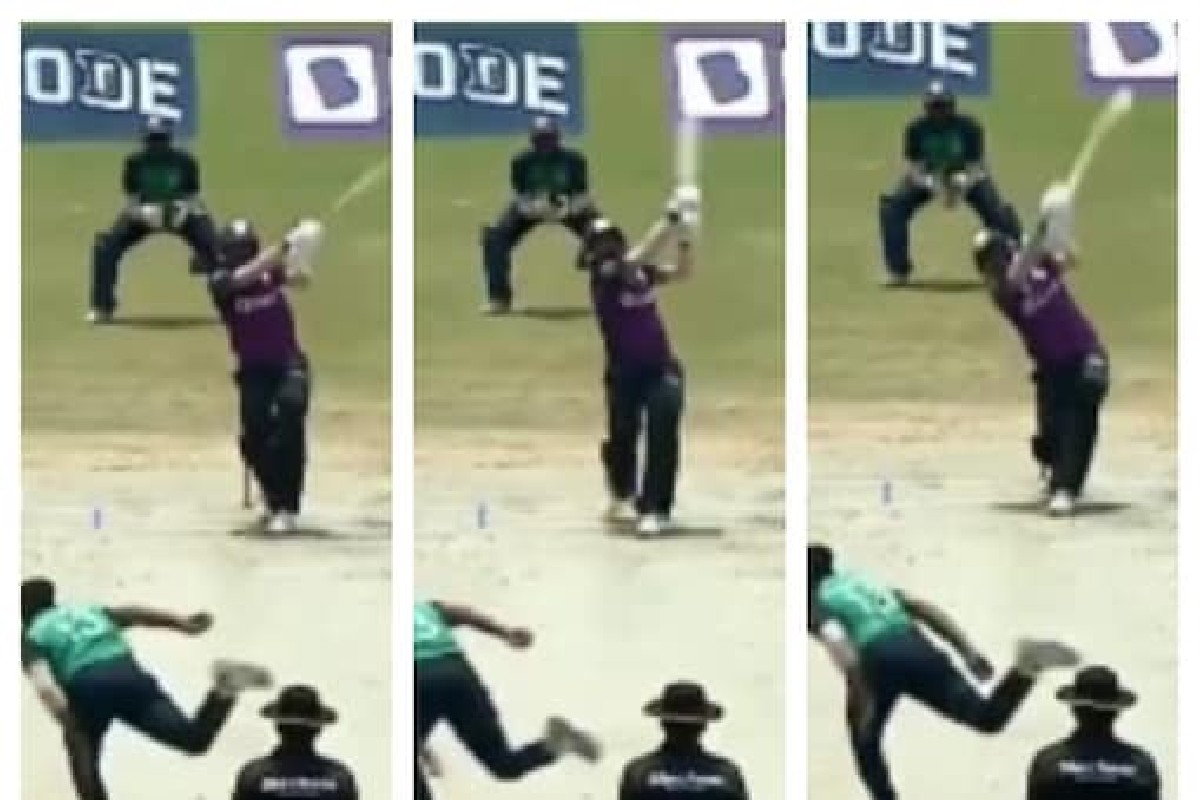 6,6,6,6,6,6... Pandey नं लगावले एका ओव्हरमध्ये 6 SIX, मॅचमध्ये केला 12 सिक्सर्सचा वर्षाव, VIDEO