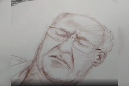 जबरदस्त छंद! मुंबईच्या धावत्या लोकलमध्ये 'ही' व्यक्ती रेखाटते सहप्रवाशांची चित्रं, अवलिया चित्रकाराचा पहा VIDEO