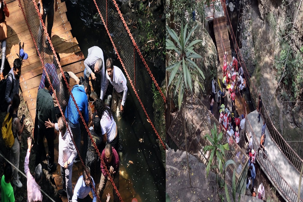 VIDEO: मेक्सिकोत उद्घाटन सोहळ्यात कोसळला पूल; महापौरांसह अनेक जण जखमी