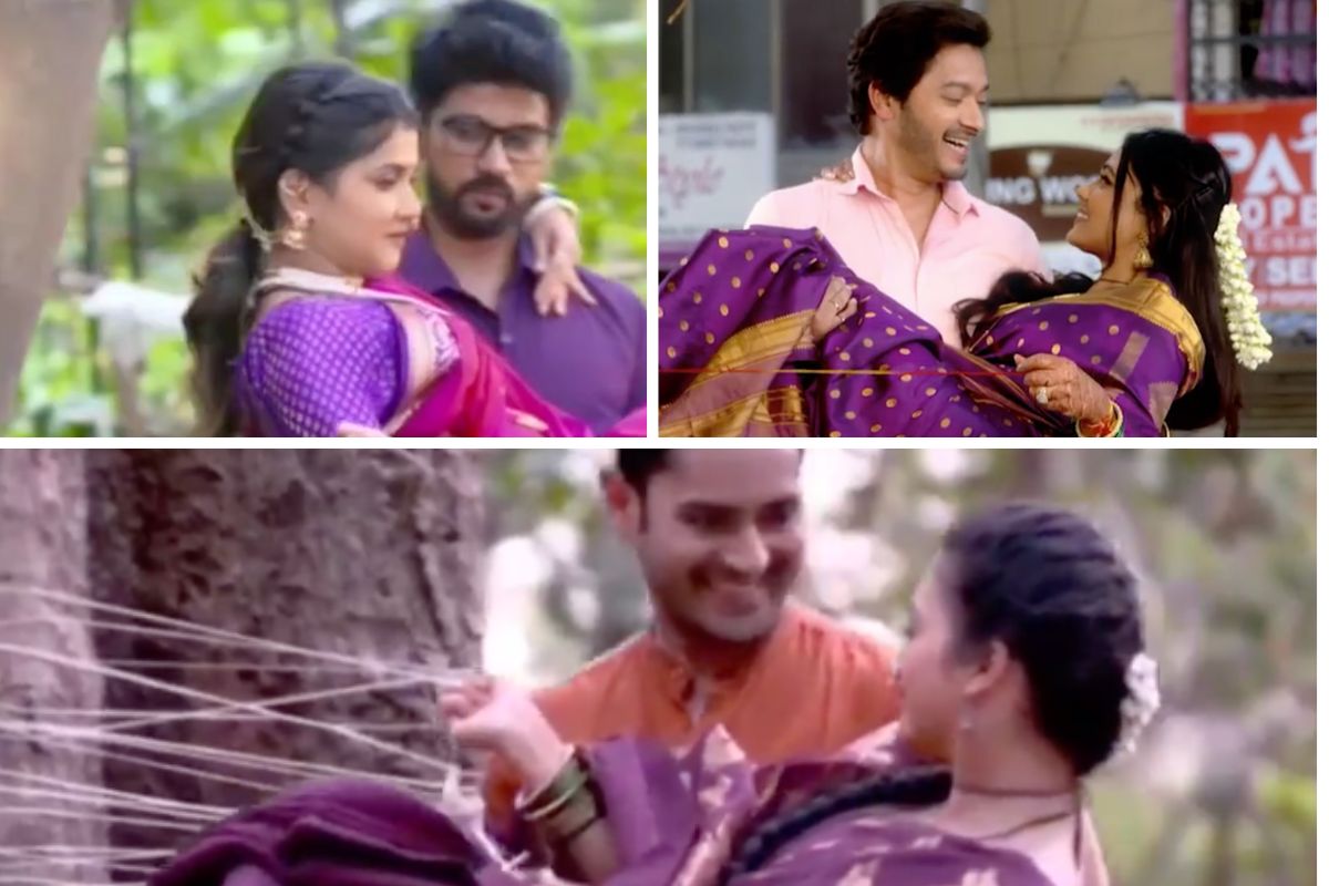 TRP साठी वाटेल ते...! वटपौर्णिमेला बायकोला उचलून घेण्याता मालिकेच्या हिरोची लागेलय रेस