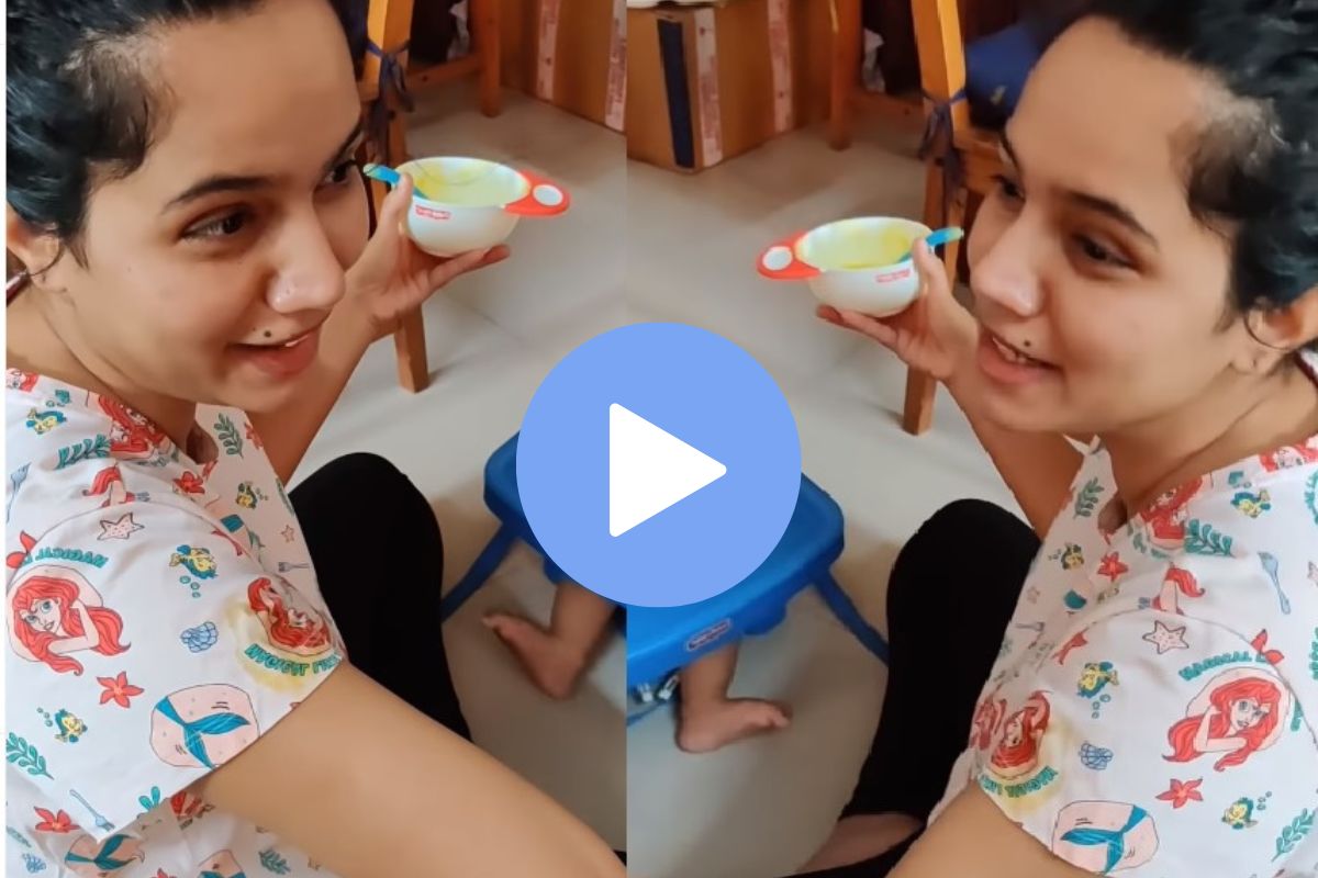 आईचा कितीही उत्तम outfit बाळासाठी टॅावेलच, अभिनेत्रीचा क्यूट VIDEO चर्चेत