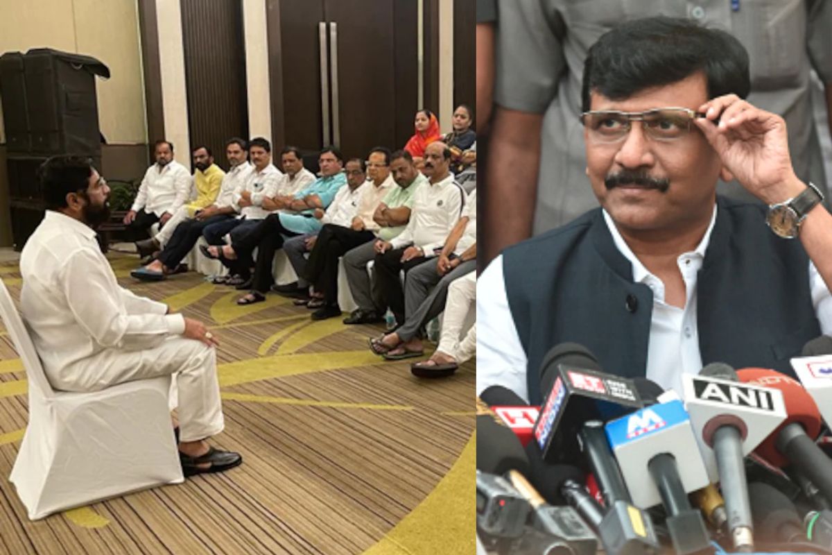 'कब तक छिपोंगे गोहाती में..आना ही पडेंगा.. चौपाटी में..' असं म्हणत संजय राऊत यांनी विधानसभेचे उपाध्यक्ष नरहरी झिरवळ यांचा फोटो ट्वीट केला