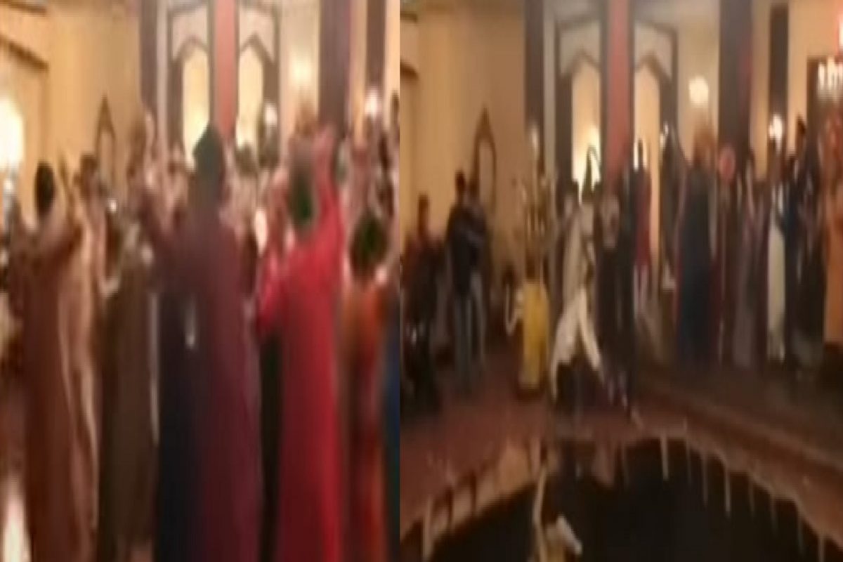 बापरे! नाचता नाचता फाटली 'धरती' आणि जमिनीत सामावले लोक; लग्नातील भयंकर दुर्घटनेचा VIDEO
