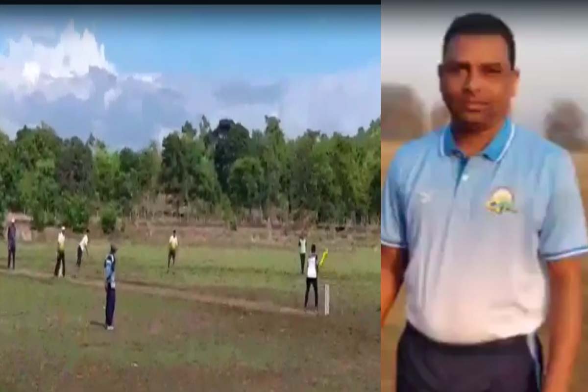 शेवटच्या षटकात 2 चेंडू वर 4 धावांची गरज होती. त्यावेळी खेळपट्टीवर फलंदाजी करणाऱ्या संजय ठाकरे यांनी उत्तुंग षटकार ठोकला.