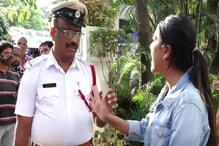 BJP आमदाराच्या मुलीची वाहतूक पोलिसासोबत हुज्जत, दादागिरी कॅमेऱ्यात कैद