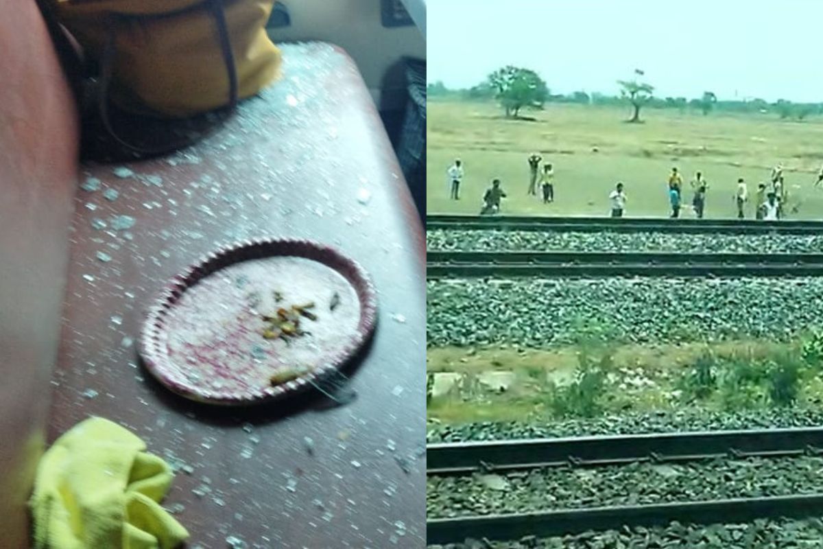 अग्निपथ योजनेविरोधातील आंदोलकांचा मुंबई मेलवर दगडांनी हल्ला; प्रवाशांच्या जीवाशी खेळ, Live Video