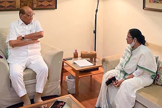 Live Updates: ममता बॅनर्जी आणि शरद पवार यांच्यात बैठक