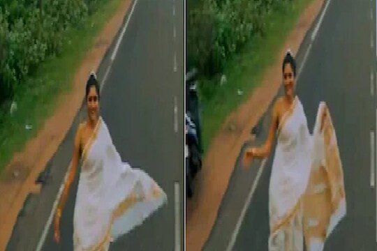 OMG! साडी नेसून मुंबईच्या मुलीने रस्त्यावर असं काही केलं की; तुफान व्हायरल होतोय हा VIDEO