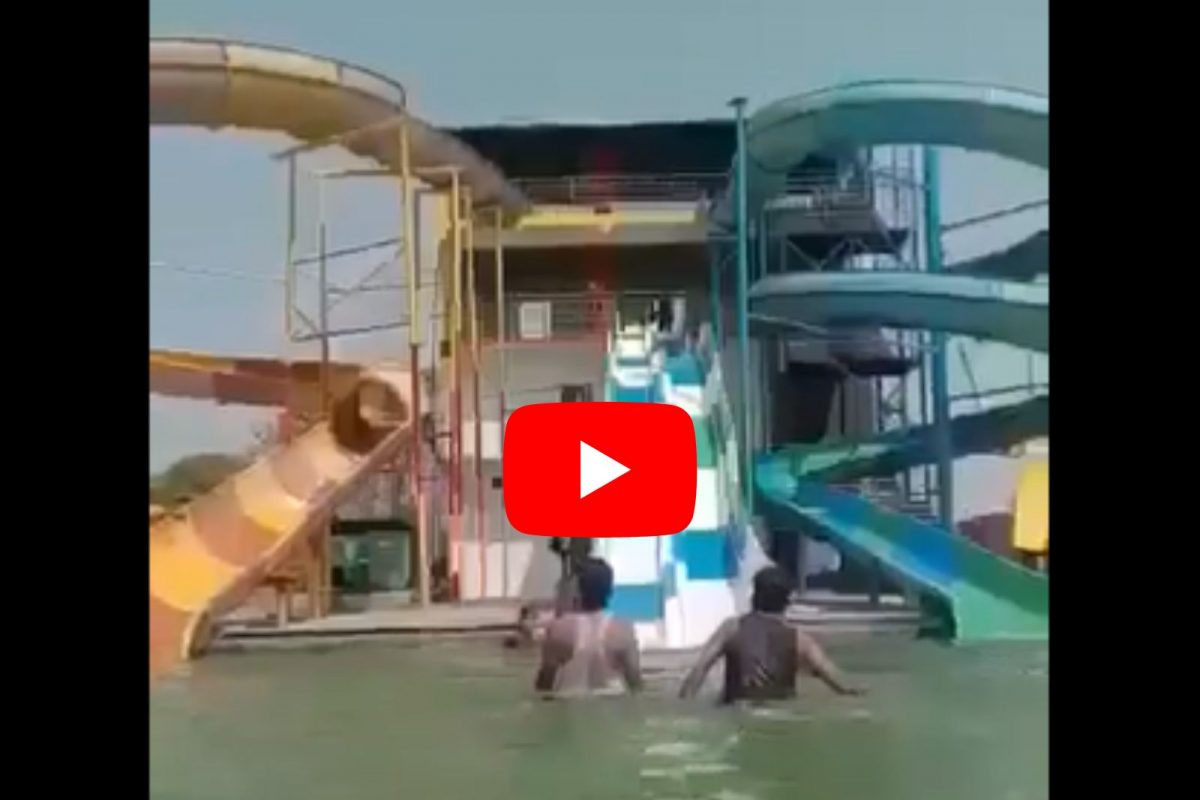 Fact Check : वॉटर पार्कमध्ये स्लायडिंग करणाऱ्या महिलेच्या धडकेत तरुणाचा मृत्यू? त्यावेळी नेमकं काय घडलं?
