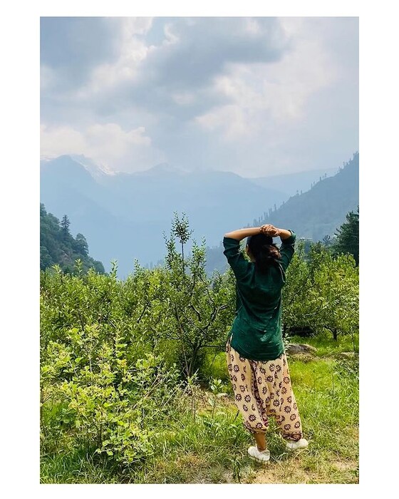 काही दिवसांपूर्वीच प्राजक्ता हिमाचल प्रदेशला फिरायला गेली होती.