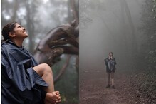 सई ताम्हणकरचा Monsoon Mood, रेनकोट घालून निघाली जंगल सफारीला