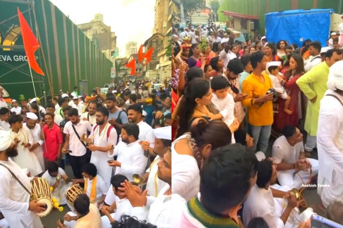  कुंजिकानं महिला मंडळांबरोबर पारंपारिक फुगड्याही घातल्या. 