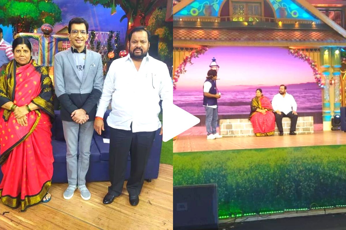 Chala Hava Yeu Dyaच्या मंचावर शाहाजी बापू पाटलांचं स्वागत एकदम ओक्केमध्ये; कलाकार सादर करणार धमाल गाणं