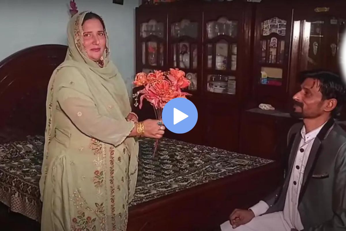 नोकरावर जडलं मालकीणीचं प्रेम; एकमेकांना म्हणू लागले सलमान अन् कतरिना, भन्नाट लव्हस्टोरीचा video व्हायरल