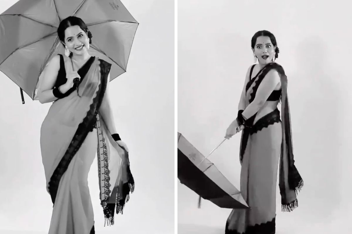 Urmila Nimbalkar: मल्टिटॅलेंटेड उर्मिला निंबाळकरने चक्क तयार केली साडी; तिचा रेट्रो लुक बघाच!