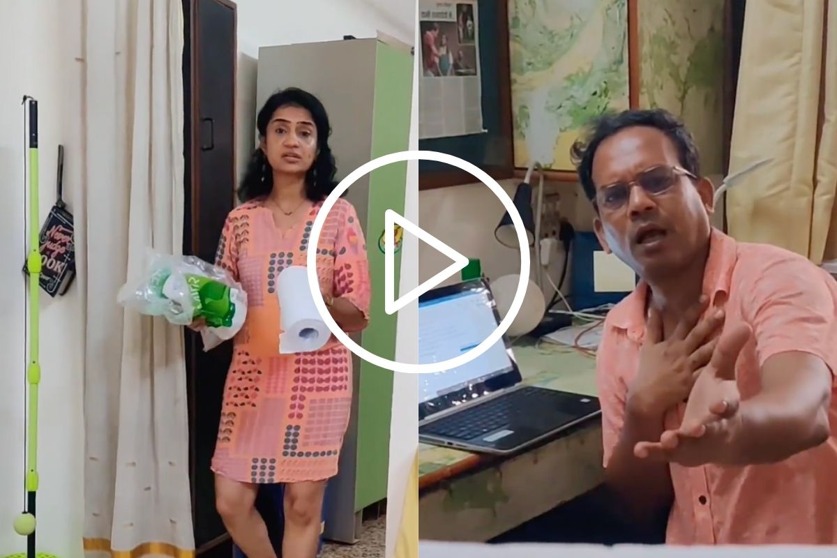 Amruta Subhash: अमृता-संदेशमध्ये 'या' गोष्टीने झाला मोठा इश्यू, पाहा हा मजेदार video