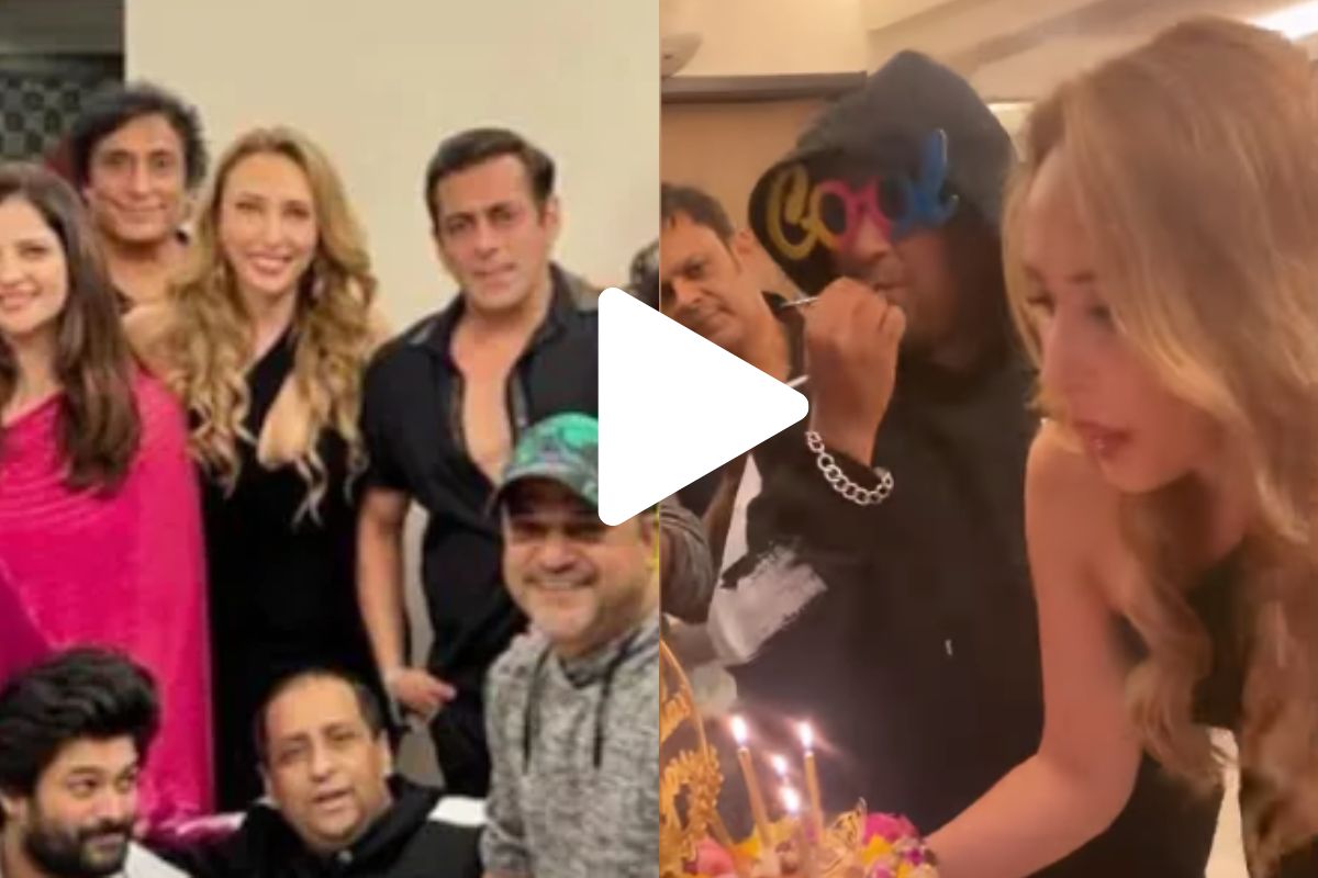 Salman Khan : कथित गर्लफ्रेंडच्या वाढदिवसाला सलमानने लावली खास हजेरी, पाहा VIDEO