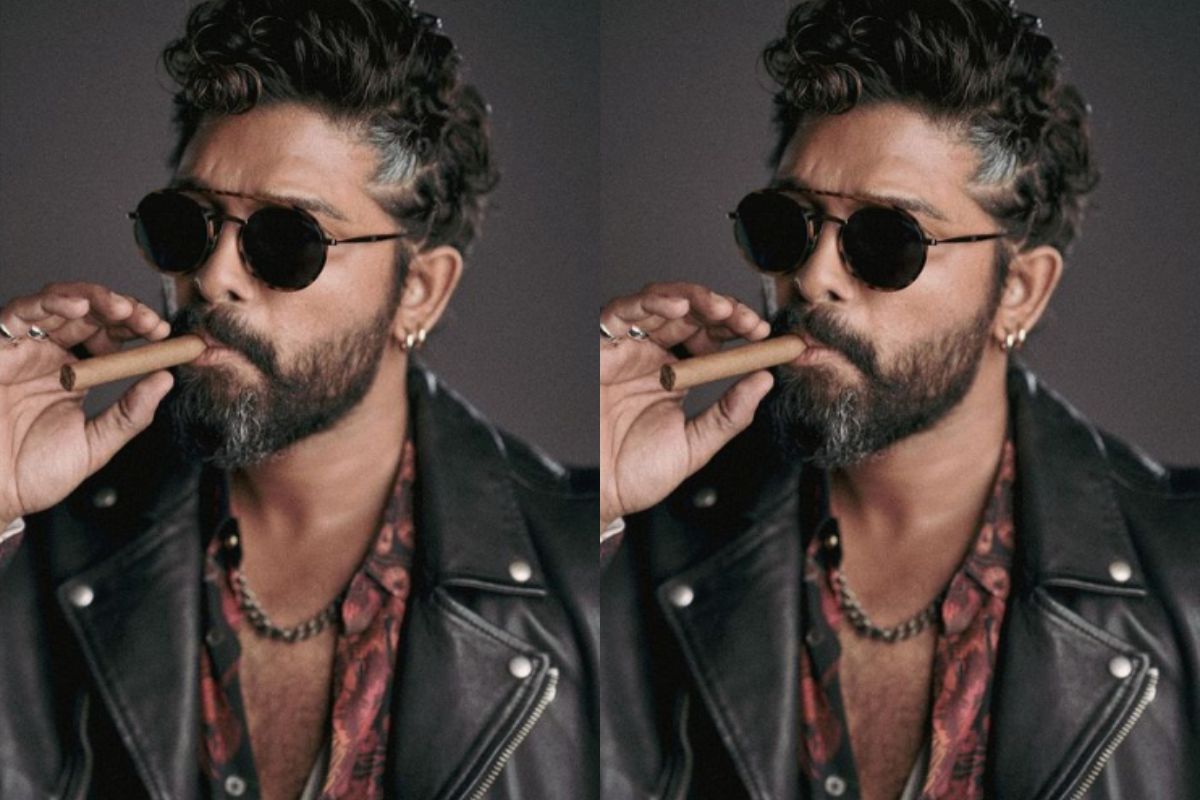 Pushpa 2 मधून अल्लू अर्जुनचा डबल फायर लुक व्हायरल, इंटरनेटचंही तापमान वाढवलं