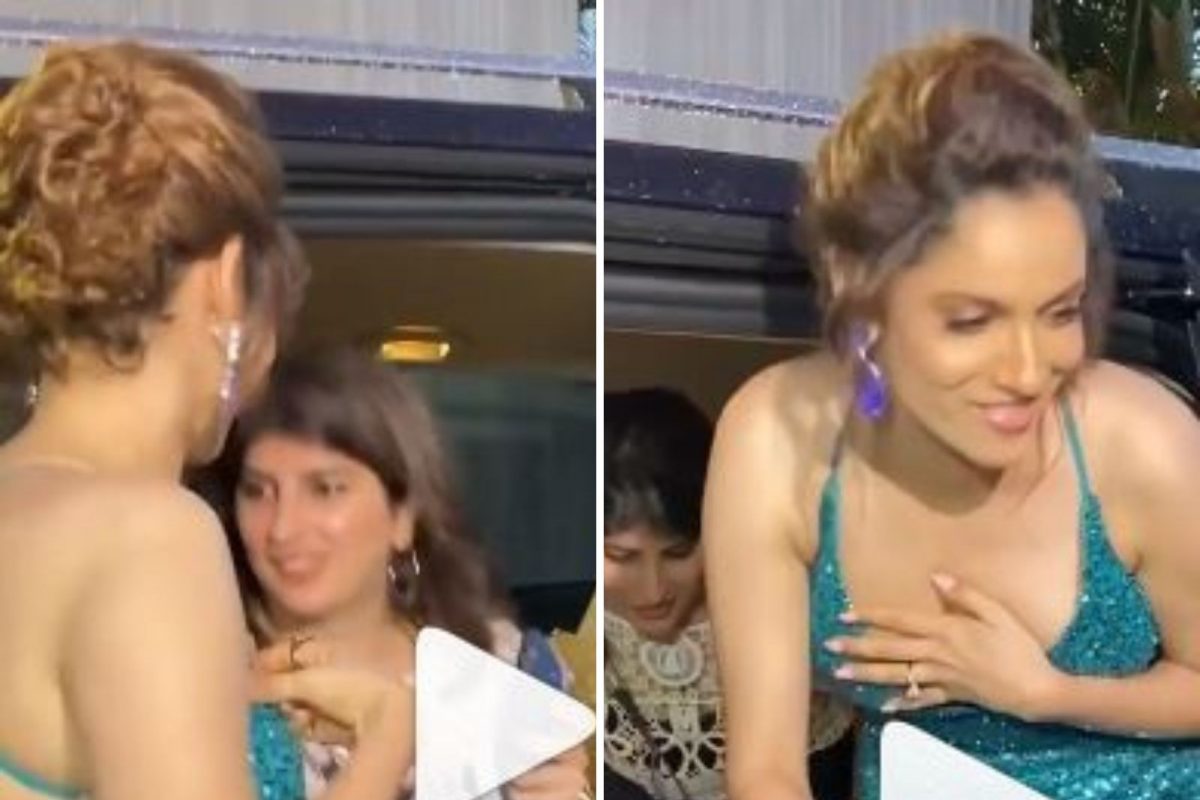 कारमधून उतरताना अंकिता लोखंडेसोबत घडलं असं काही...,VIDEO समोर येताच झाली ट्रोल