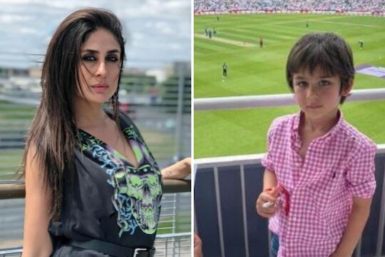 IND Vs ENG:  करीनाने पहिल्यांदाच तैमुरला नेलं स्टेडिअमवर; पाहा त्याची रिअ‍ॅक्शन