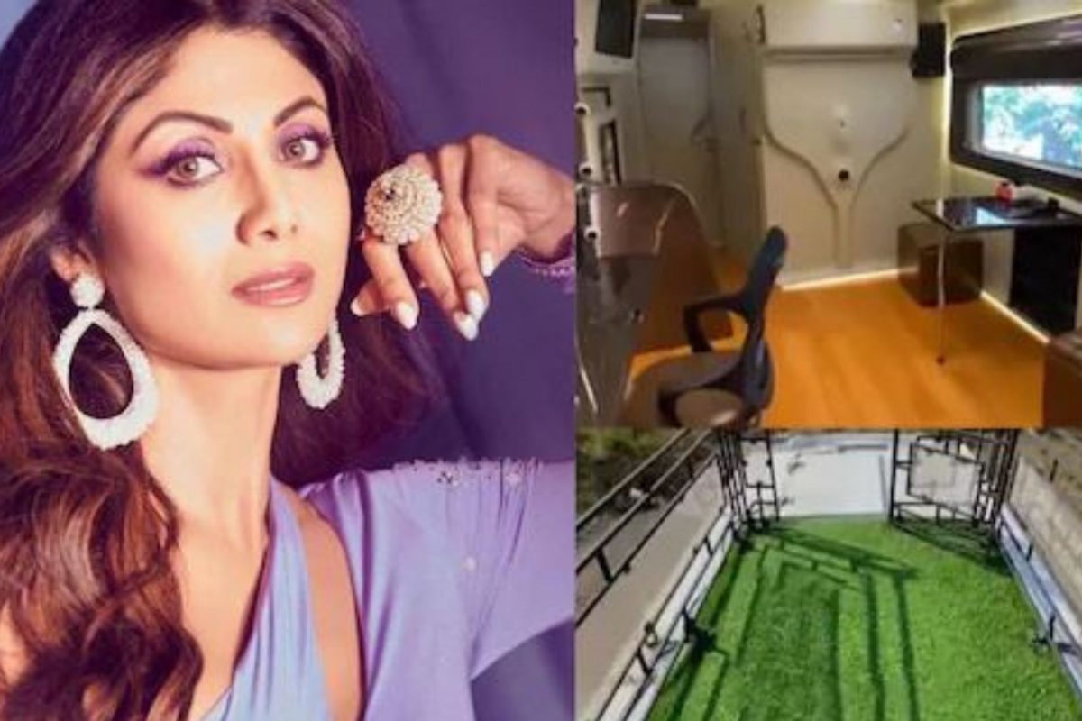 Shilpa Shetty: आलिशान फ्लॅटपेक्षा कमी नाहीय शिल्पाची नवी Vanity Van; समोर आला Inside Video
