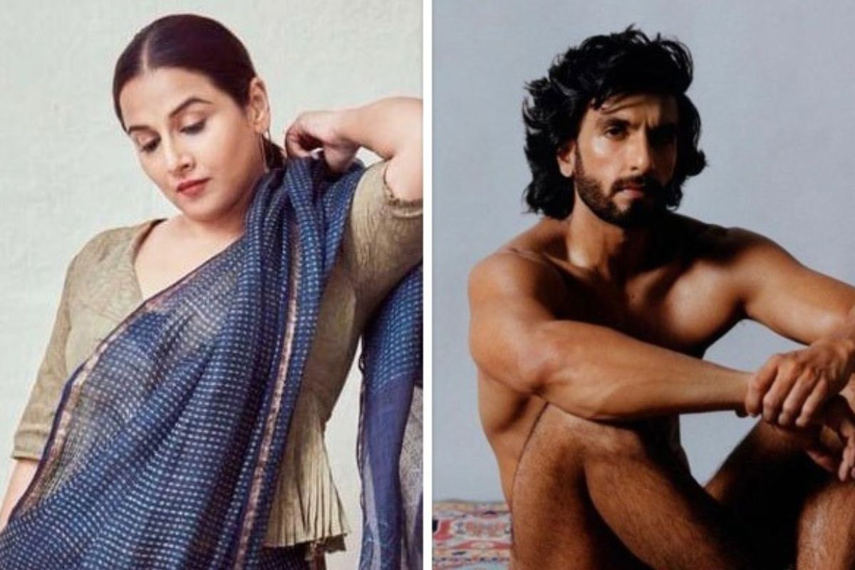 Vidya Balan: 'आम्हालाही जरा बघू द्या ना'; रणवीर सिंगच्या न्यूड फोटोशूटवर विद्या बालनची भन्नाट प्रतिक्रिया