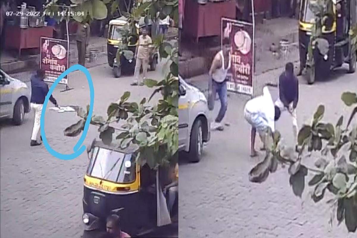 बापरे! अंबरनाथमध्ये भर दिवसा रहदारीच्या रस्त्यावर राडा, गोळीबार-मारहाण सीसीटीव्हीत कैद, पाहा थरारक VIDEO