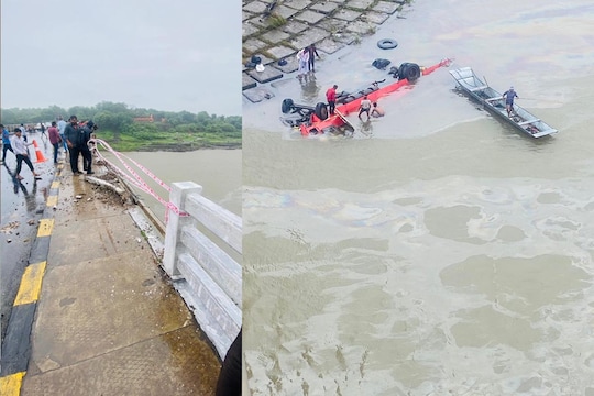 ST bus coming from Indore to Pune fell into Narmada river 12 dead madhya  pradesh mhss - BREAKING : इंदुरहून पुण्याकडे येणारी एसटी बस नर्मदा नदीत  कोसळली, 12 जणांचा मृत्यू, VIDEO – News18 लोकमत
